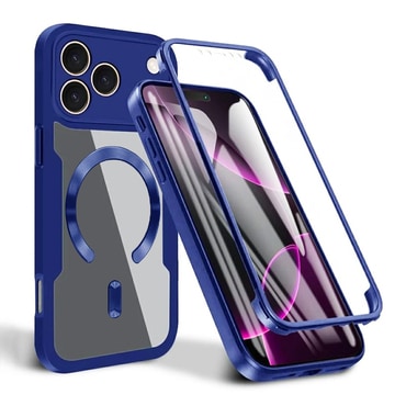 Hibrid tok Techsuit "ColorVerse 360 MagSafe" teljes körű védelemmel iPhone 17 Pro Max készülékhez - blue