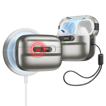 Tok ESR "Pulse Magnetic HaloLock" Apple AirPods Pro / Pro 2 készülékhez - titanium