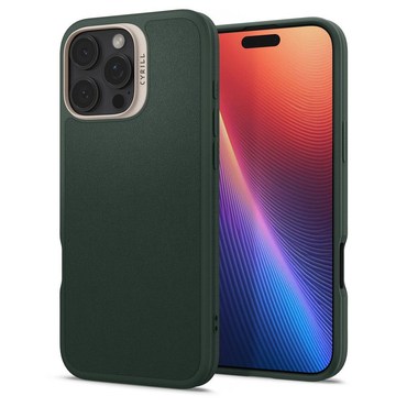 Tok Spigen "Cyrill Kajuk MagSafe" iPhone 16 Pro Max készülékhez - forest green