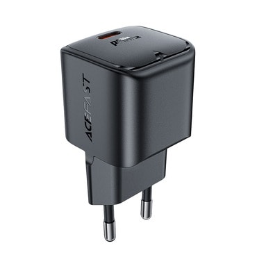 Fali 30W töltő Acefast "A77" Mini GaN Power Delivery készülékhez - black