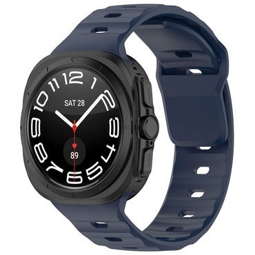 Szilikon szíj Techsuit "W055" Samsung Galaxy Watch Ultra 47mm / Galaxy Watch Ultra 2 készülékhez - kék