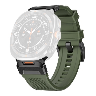Silikon szíj Techsuit "W068" Samsung Galaxy Watch Ultra 47mm / Galaxy Watch Ultra 2 készülékhez - zöld