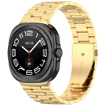 Fém szíj Techsuit "W010" Samsung Galaxy Watch Ultra 47mm / Galaxy Watch Ultra 2 készülékhez - arany