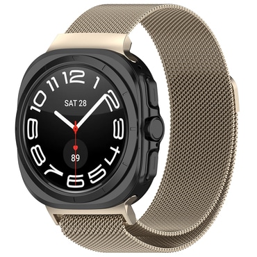 Fém szíj Techsuit "W009" Samsung Galaxy Watch Ultra 47mm / Galaxy Watch Ultra 2 készülékhez - titanový