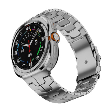 Fém szíj Techsuit "W063" Samsung Galaxy Watch Ultra 47mm / Galaxy Watch Ultra 2 készülékhez - ezüst