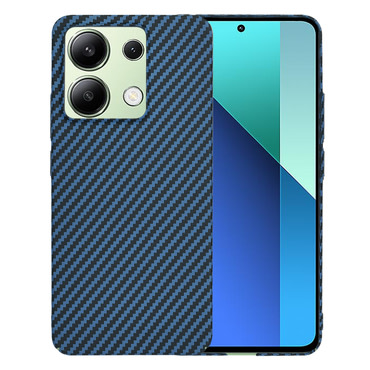 Kemény TPU tok Techsuit "Carbonite FiberShell" Xiaomi Redmi Note 13 4G készülékekhez - cyan