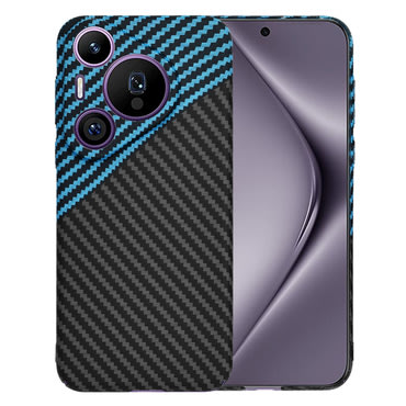 Kemény TPU tok Techsuit "Carbonite FiberShell" Huawei Pura 70 Pro készülékekhez - blue pulse