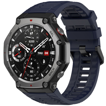 Szilikon szíj Techsuit "W067" Amazfit T-Rex 3 készülékhez - kék