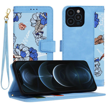 Nyitható tok Techsuit "FlipCraft" iPhone 12 Pro Max - vibrant blue