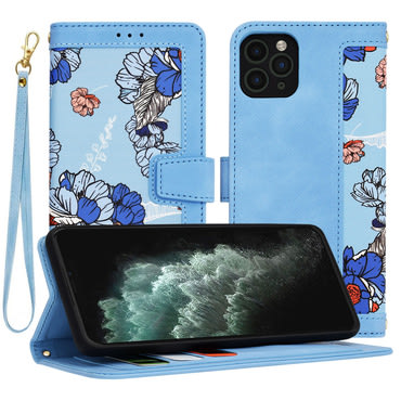 Nyitható tok Techsuit "FlipCraft" iPhone 11 Pro Max - vibrant blue