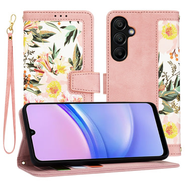 Nyitható tok Techsuit "FlipCraft" Samsung Galaxy A15 - sweetheart pink