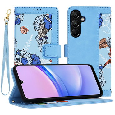 Nyitható tok Techsuit "FlipCraft" Samsung Galaxy A15 - vibrant blue