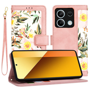 Nyitható tok Techsuit "FlipCraft" Xiaomi Redmi Note 13 5G - sweetheart pink