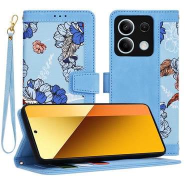 Nyitható tok Techsuit "FlipCraft" Xiaomi Redmi Note 13 5G - vibrant blue
