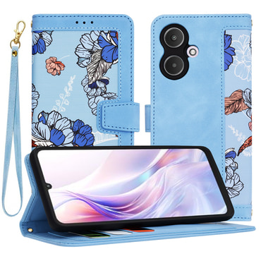 Nyitható tok Techsuit "FlipCraft" Xiaomi Redmi 13C 5G - vibrant blue