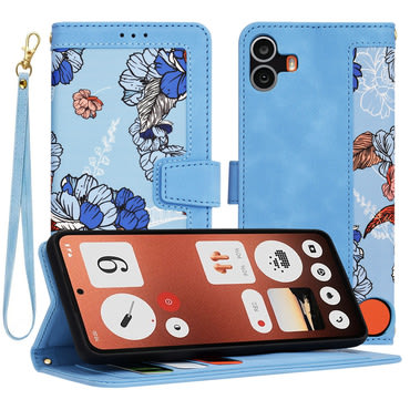 Nyitható tok Techsuit "FlipCraft" Nothing CMF Phone 1 - vibrant blue