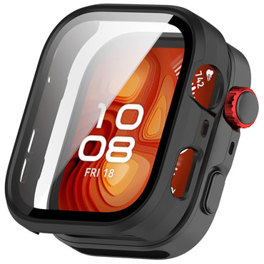 Techsuit "Defense360 Pro" tok kijelzővédővel Huawei Watch Fit 5 Pro készülékhez - fekete