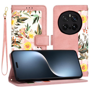 Nyitható tok Techsuit "FlipCraft" Honor Magic7 Pro - sweetheart pink