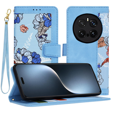 Nyitható tok Techsuit "FlipCraft" Honor Magic7 Pro - vibrant blue