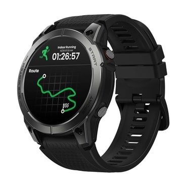 Okosóra Zeblaze "Stratos 3 Pro" 1.43" AMOLED kijelzővel és GPS-szel - fekete