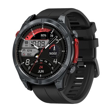 Okosóra Zeblaze "Stratos 4" GNSS navigációval, MIL-STD-810H, 170 Plus sport mód - fekete