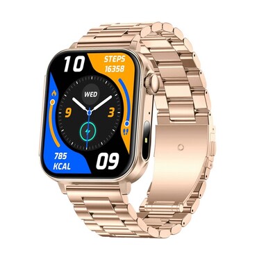 Okosóra COLMi "P80" Bluetooth hívással, 1.83" kijelző, 100 Plus sport mód, fém szíj - arany