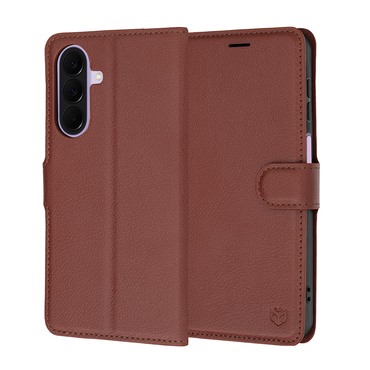 Nyitható tok Techsuit "Leather Folio" Samsung Galaxy A27 5G készülékekhez - barna