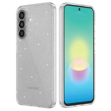 Átlátszó TPU gél tok Techsuit "SparkleSkin” Samsung Galaxy A27 5G készülékekhez
