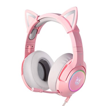 Bluetooth over-ear fülhallgató ONIKUMA "K9" RGB - pink