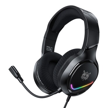 Over-Ear fülhallgató ONIKUMA "X31" RGB világítással és 50mm meghajtókkal - black
