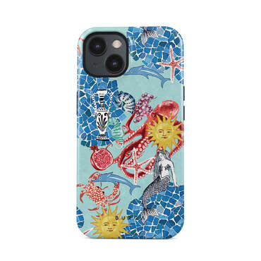 Prémium Burga Tough "Aegean Affair" tok iPhone 15