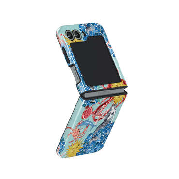 Prémium Burga Tough "Aegean Affair" tok Samsung Galaxy Z Flip6