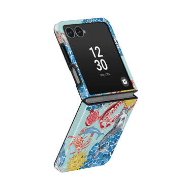 Prémium Burga Tough "Aegean Affair" tok Samsung Galaxy Z Flip7