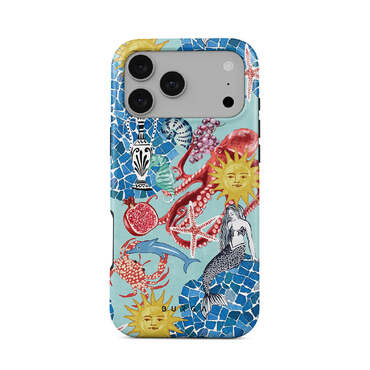 Prémium Burga Tough MagSafe "Aegean Affair" tok iPhone 17 Pro Max készülékhez