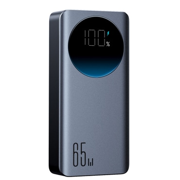Joyroom 65W “JR-PBF05 Pro” 30000 mAh power bank - digitális kijelzővel és 3 csatlakozóval - fekete