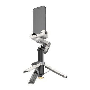 gimbal stabilizátor Aochuan "M3 Pro Mini" - stabilizátor AI követéssel, RGB fénnyel és teleszkópos rúddal - white