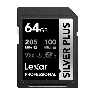 Lexar "Professional SILVER PLUS SDXC" 64GB memóriakártya