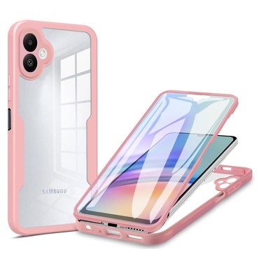 Hibrid tok Techsuit "ColorVerse 360" teljes körű védelemmel Samsung Galaxy A06 készülékhez - pink