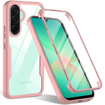 Hibrid tok Techsuit "ColorVerse 360" teljes körű védelemmel Samsung Galaxy A26 készülékhez - pink