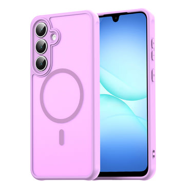 Hibrid tok "HaloFrost II MagSafe" Samsung Galaxy A17 4G / A17 5G készülékhez - pink