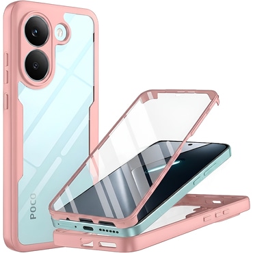 Hibrid tok Techsuit "ColorVerse 360" teljes körű védelemmel Xiaomi Poco X8 Pro készülékhez - pink