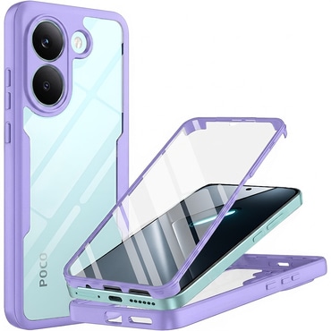 Hibrid tok Techsuit "ColorVerse 360" teljes körű védelemmel Xiaomi Poco X8 Pro készülékhez - purple