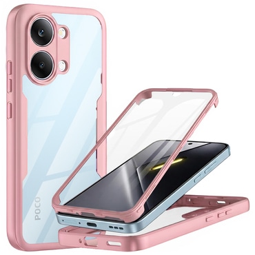 Hibrid tok Techsuit "ColorVerse 360" teljes körű védelemmel Xiaomi Poco X8 Pro Max készülékhez - pink