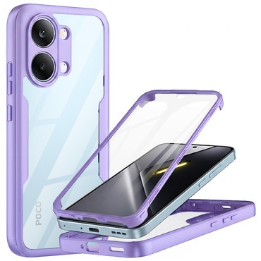 Hibrid tok Techsuit "ColorVerse 360" teljes körű védelemmel Xiaomi Poco X8 Pro Max készülékhez - purple
