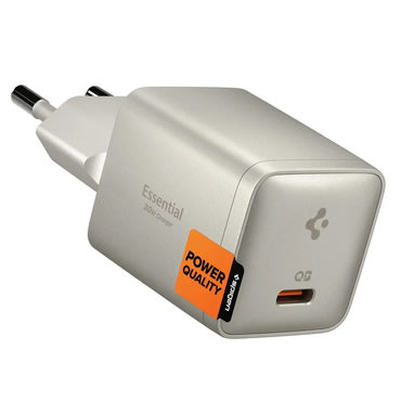 Fali 30W töltő Spigen "EE301EU" USB-C, Quantum Boost - natural titanium