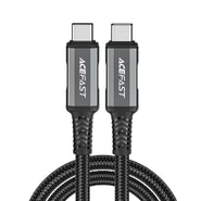 Töltő és adatátviteli 240W USB-C - USB-C káfehér Acefast "C1-09" - 40Gbps - 4K - 1m - black