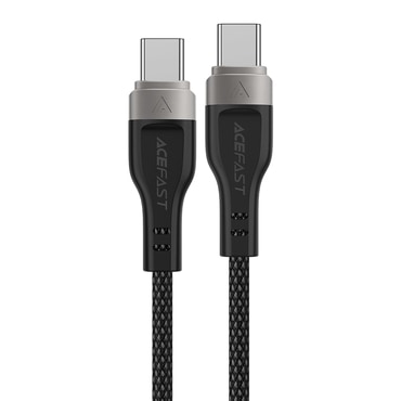 Töltő és adat 60W USB-C - USB-C káfehér Acefast "C11-03" - 3A - 1.2m - black