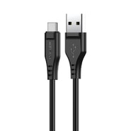 Töltő és adatátviteli 60W USB-A - USB-C káfehér Acefast "C3-03" - 480Mbps - 1.2m - black