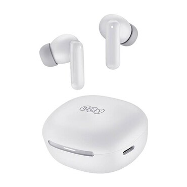 Bluetooth fülhallgató QCY "MeloBuds HT16" ANC technológiával - white