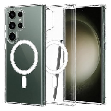 Tok Techsuit "MagSafe Pro" Samsung Galaxy S23 Ultra készülékhez - átlátszó